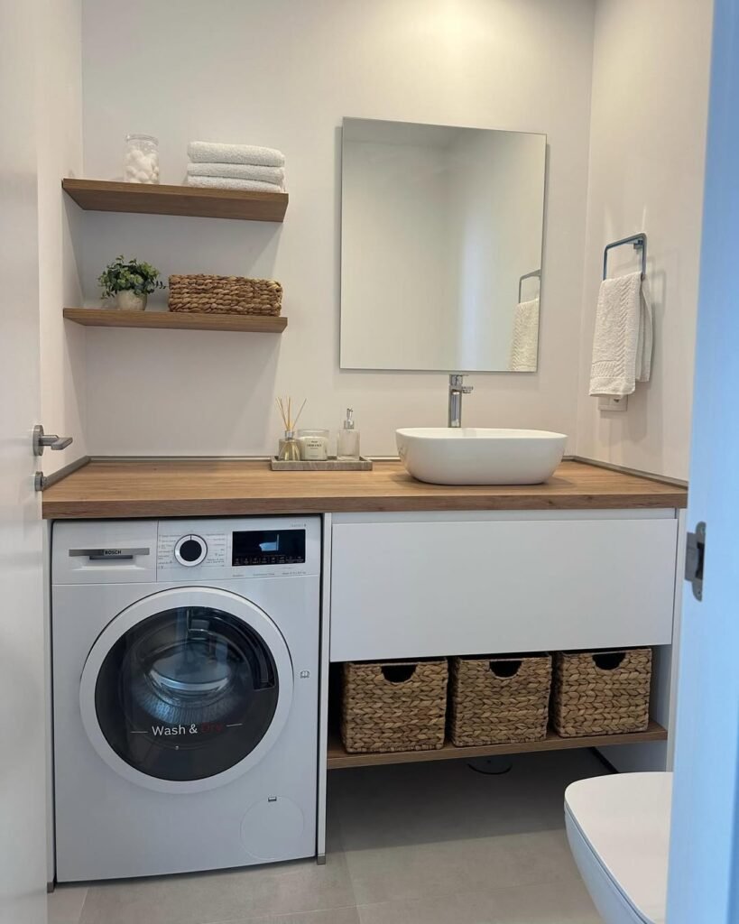 laundry room shelving