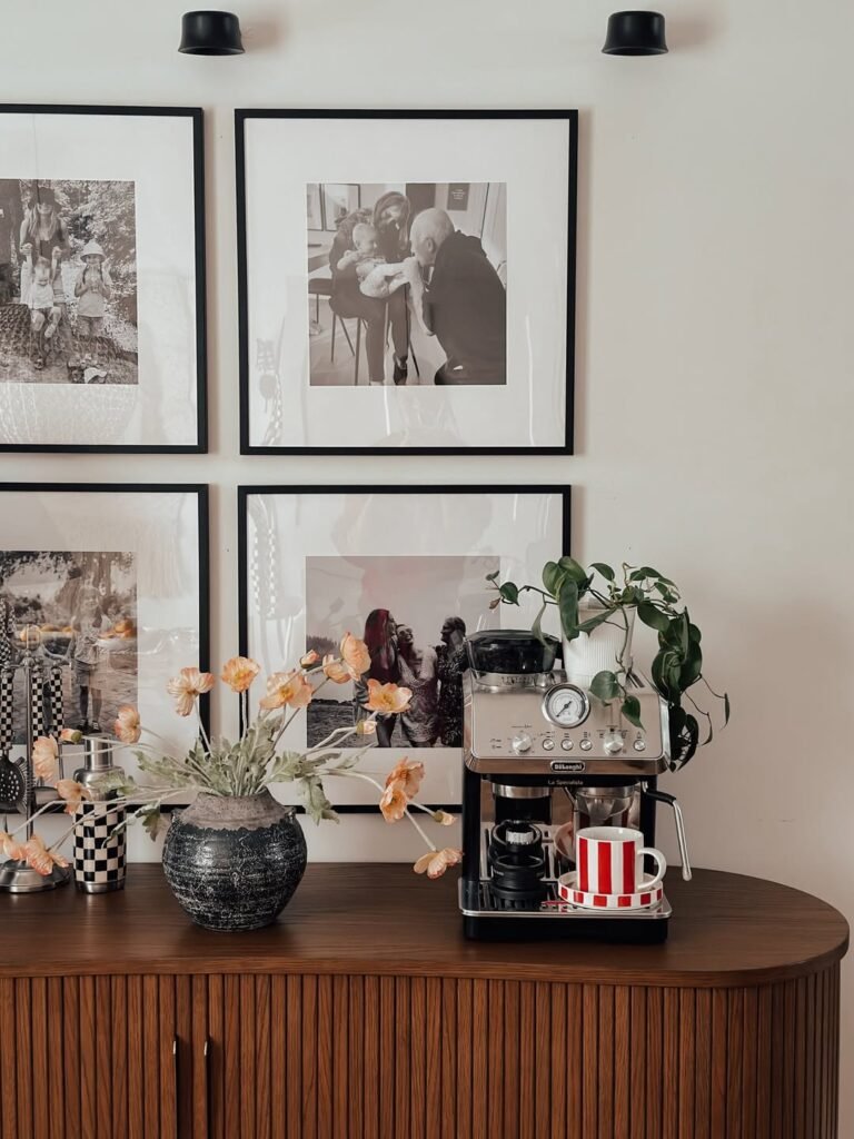 Coffee Bar in entry way