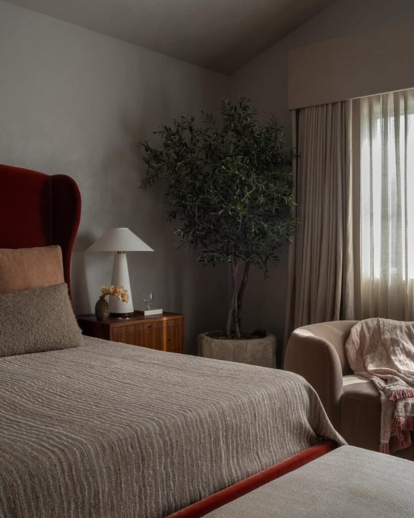 bedroom tree design idea