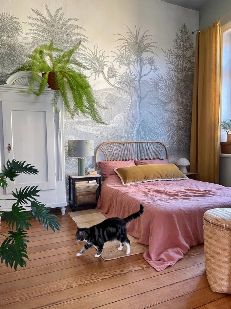 clean and chic boho style bedroom